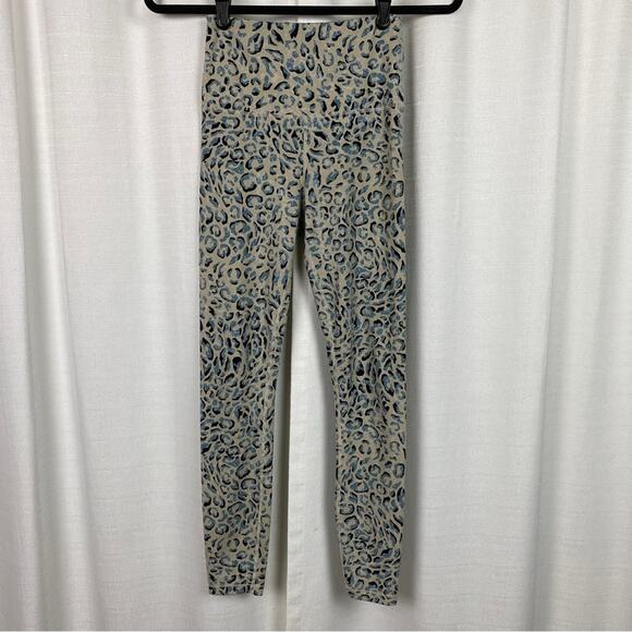 Varley Cream Blue&Black Century Animal Print Leggings Sz.XS - Picture 6 of 16
